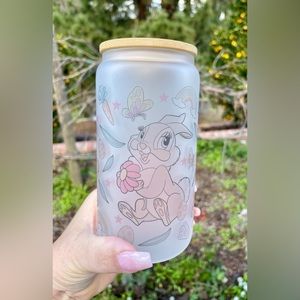 Thumper Bunny spring Libby can glass 16oz